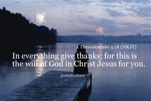 In Everything Give Thanks