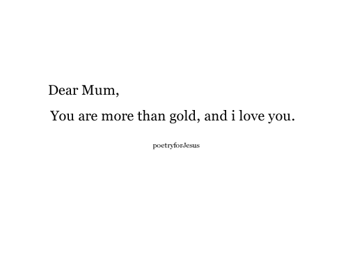 For you, Mum